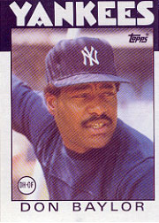 1986 Topps Baseball Cards      765     Don Baylor